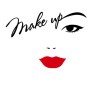 Sablon sticker de perete pentru salon de infrumusetare - J010XL - Beauty & Make-Up